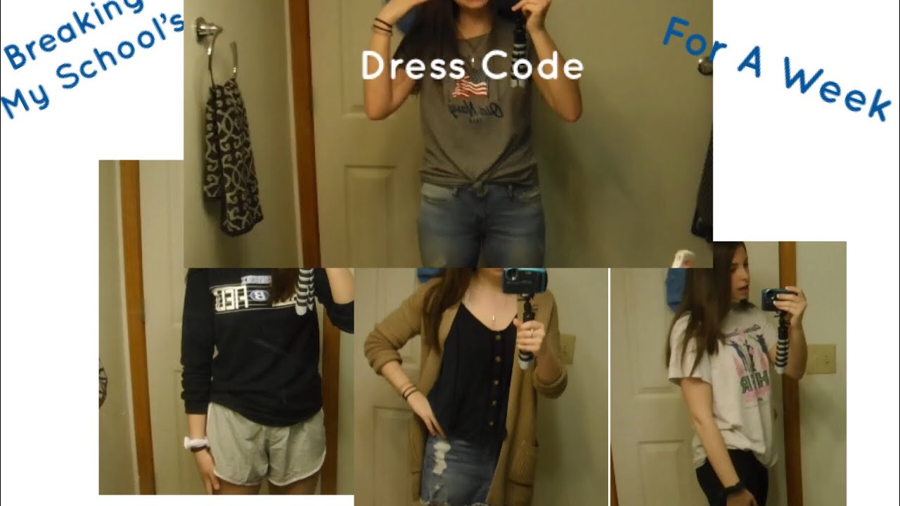 Breaking My Schools Dress Code For A Week~Kailyn and Reagan