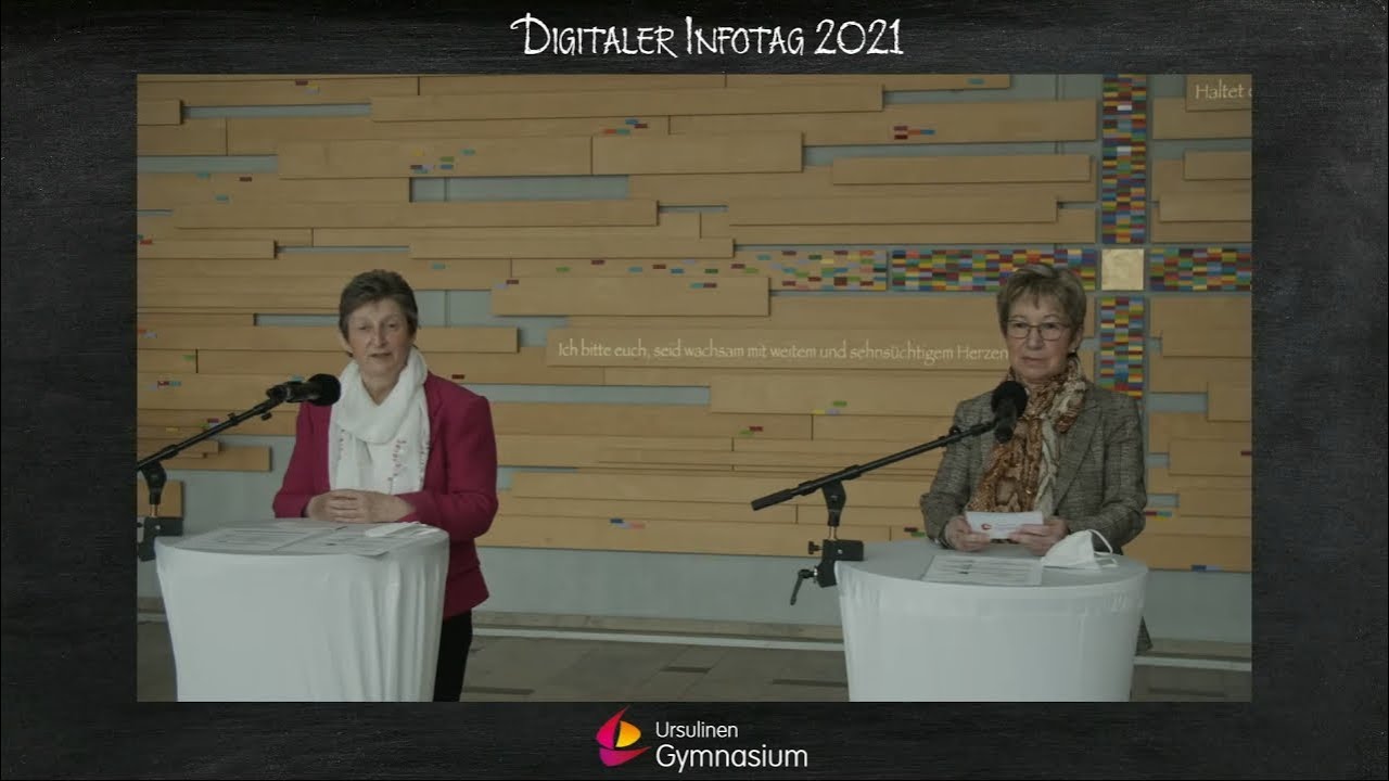 Digitaler Infotag Ursulinen Gymnasium März 2021