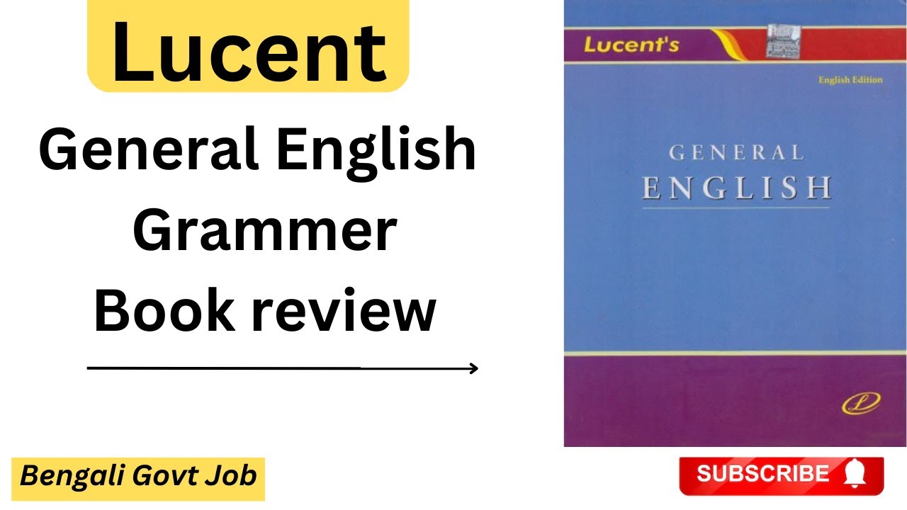 Lucent General English Book Review | lucent english book for competitive exams