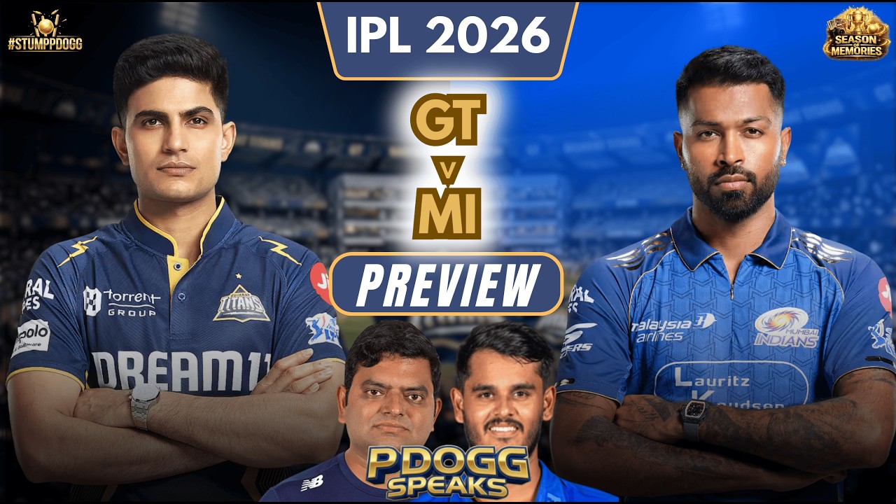 HARDIK RETURNS TO AHMEDABAD! | GT vs MI Preview: Can Mumbai Save Their Season? | Pdoggspeaks