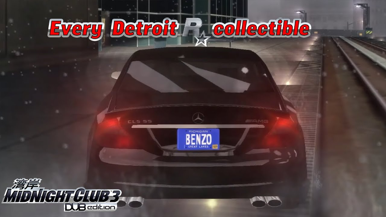 Midnight Club 3 DUB Edition Detroit Rockstar Collectibles Guide [4K]