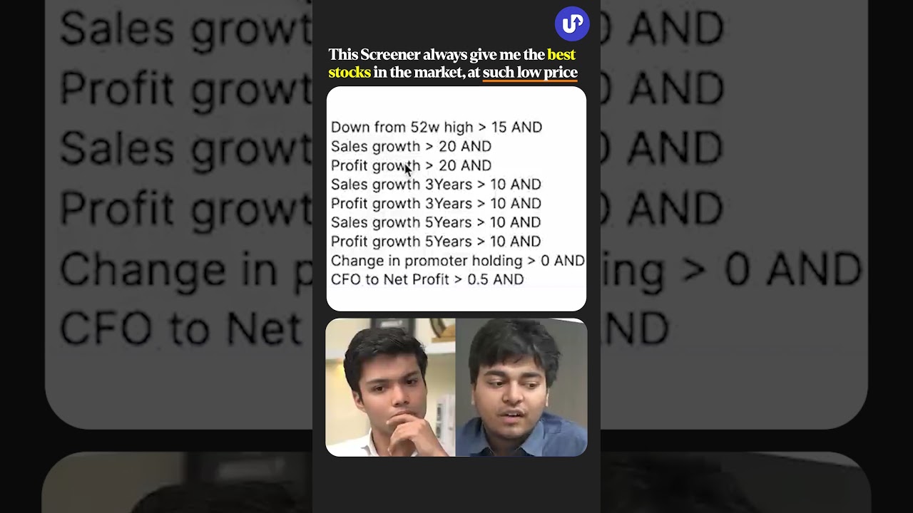 Underrated Screener to Find High Growth Winning Stocks!