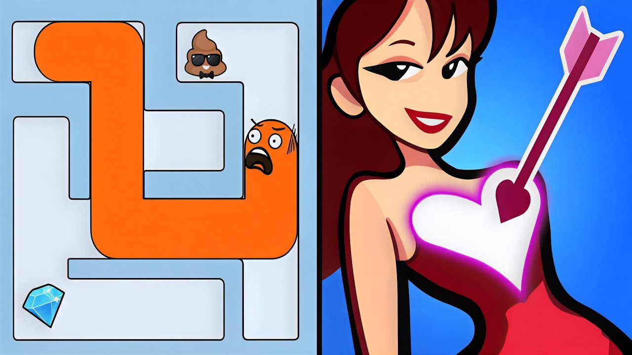 Pet Me Maze vs Love Archer - All Levels SpeedRun Gameplay