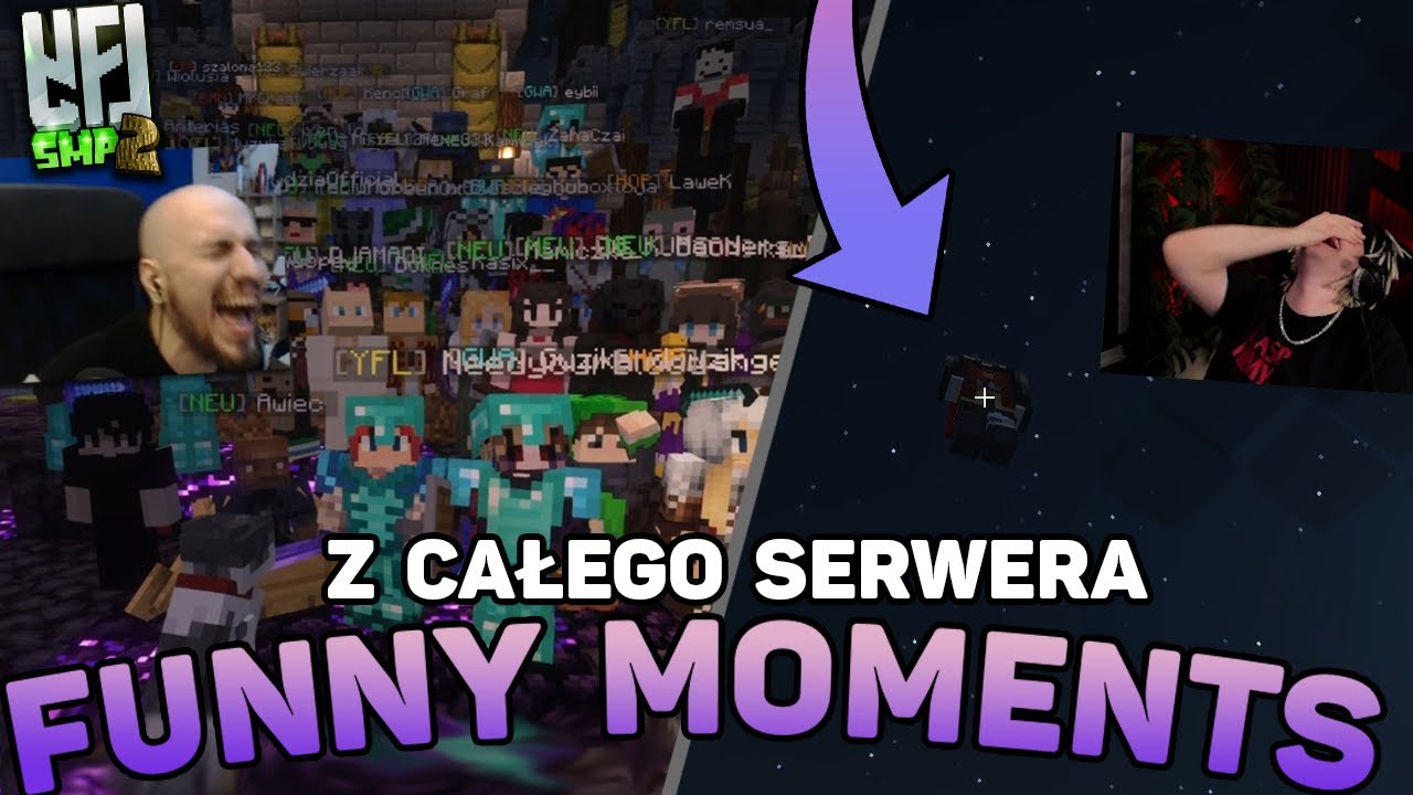 YFL SMP 2 - FUNNY MOMENTS Z CAŁEGO SERWERA