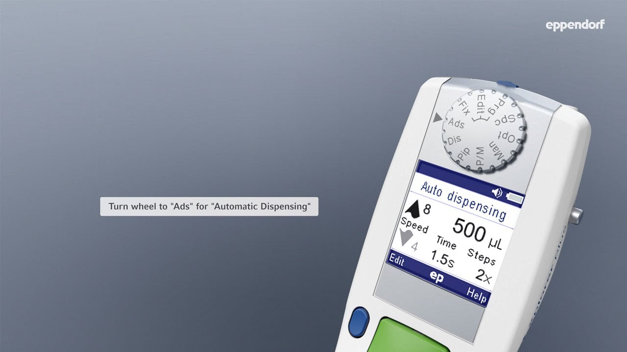 How to use the Automatic Dispensing (Ads) mode with Eppendorf Xplorer® (plus) electronic pipettes