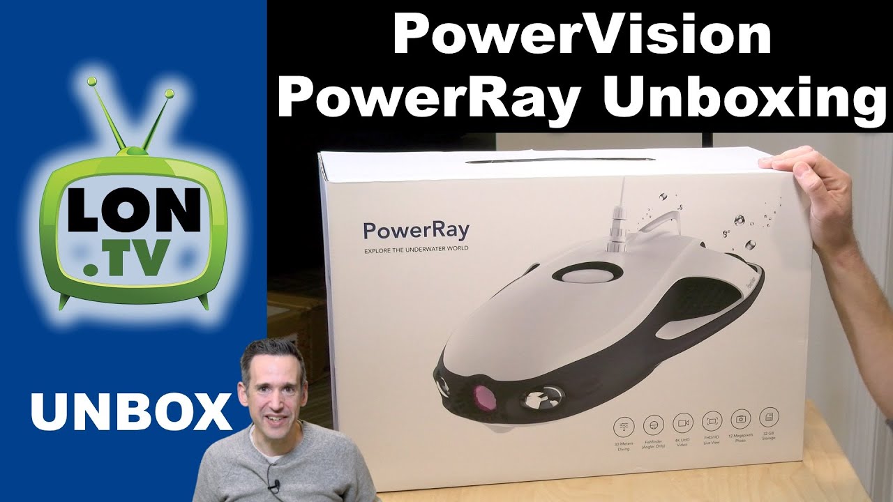 PowerVision PowerRay Underwater Drone Unboxing