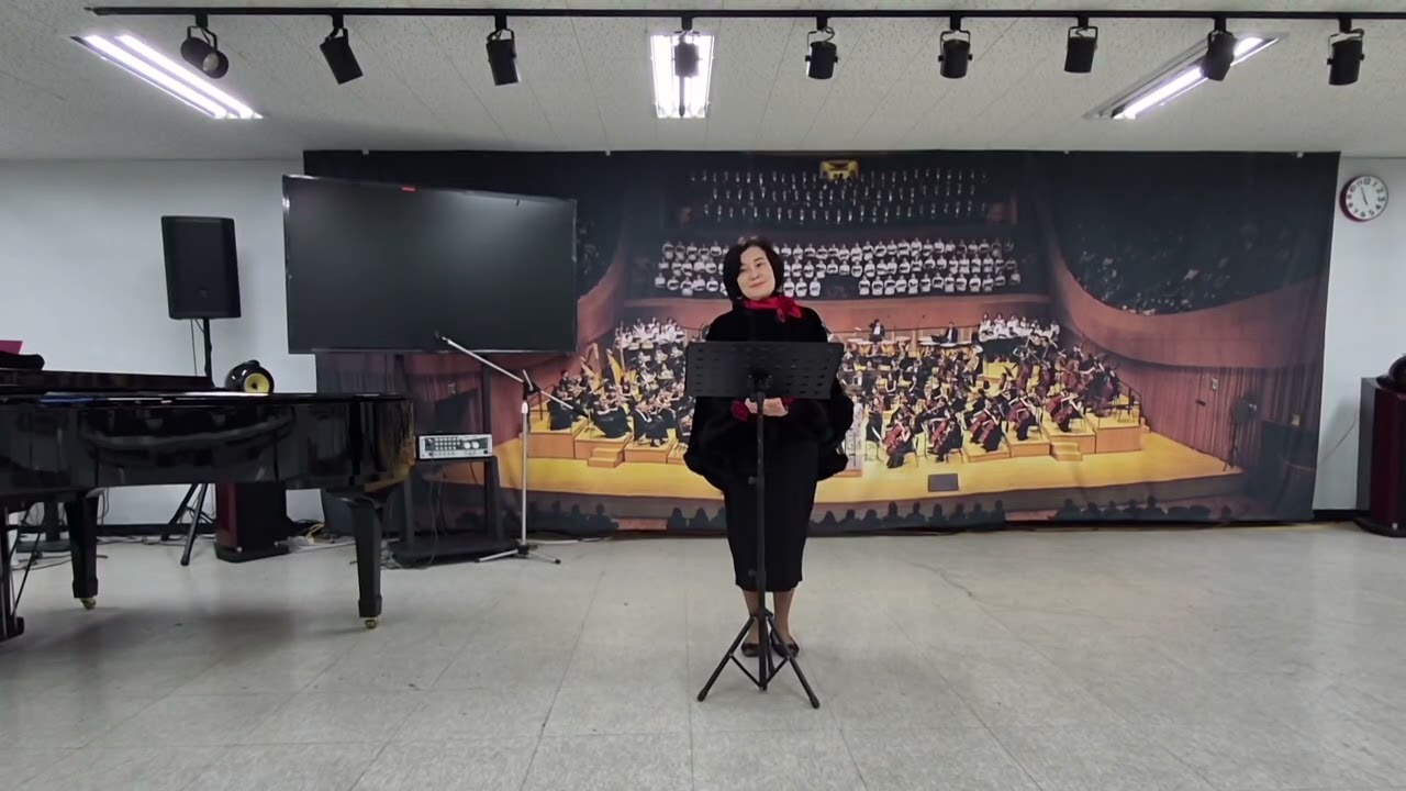 겨울숲(최용석 시 / 김정철 곡),Mezzo Sop.오명숙  피아노반주 손세창