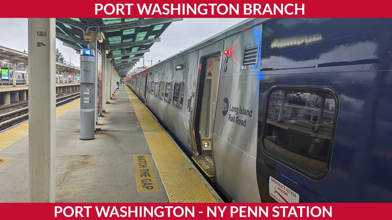 On Board LIRR Port Washington Branch train #6427 (Port Washington - NY Penn Station) (12/11/2022)
