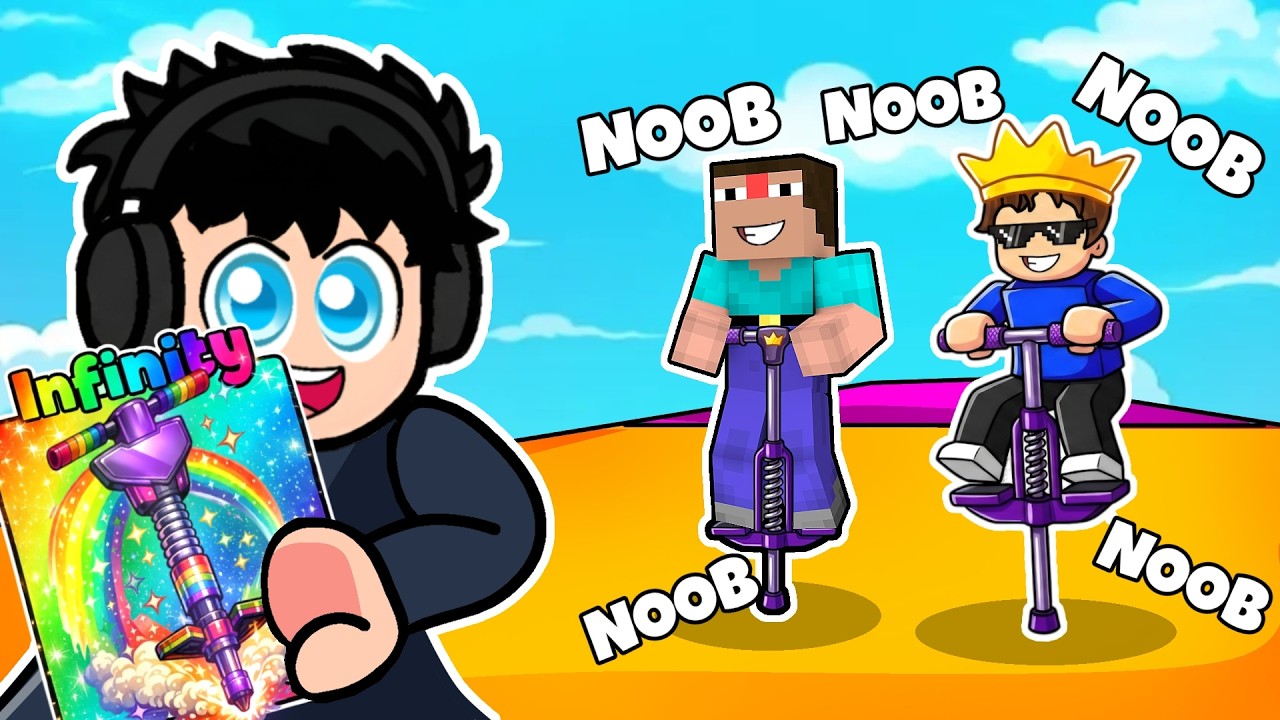 I PRETENDED TO BE A NOOB THEN USED HACKER POGO IN ROBLOX!!!