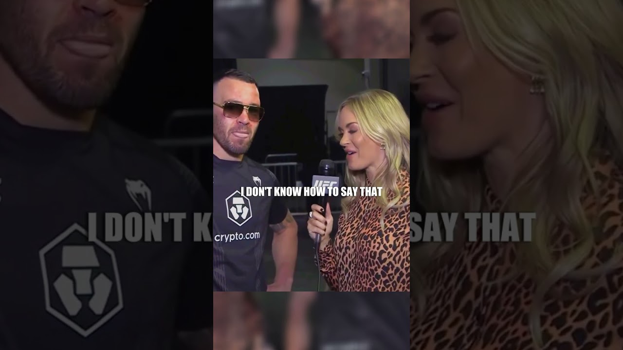 Laura Sanko Left Speechless by Colby Covington!