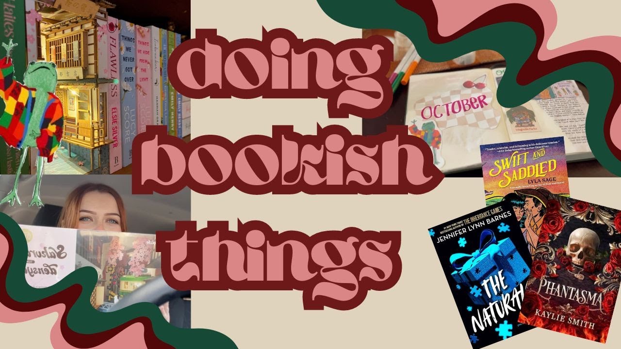 doing bookish things - vlog