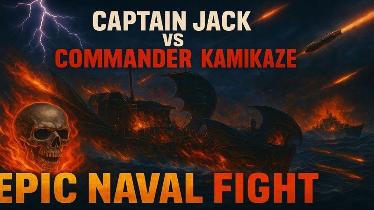 Naval Warfare: Captain Jack's Pirate Ship vs Modern Kamikaze Missiles - Ultimate Battle (NW Video11)