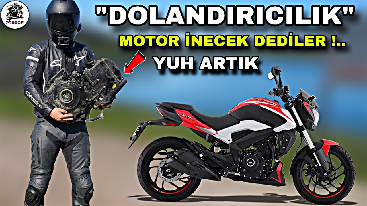 DOMİNAR 250'YE MOTOR YEDİ DEDİLER SORUN BAŞKA YERDE &Ccedil;IKTI !.. İŞ BİLMEZLİK Mİ ? DOLANDIRICILIK MI ?