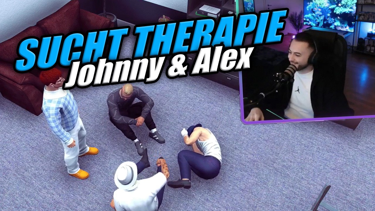 😂 SUCHT THERAPIE 2 mit Alex & Johnny 😂 (LACHKICK) !! | Eduardo Estevez [NewLife] #gtarp  #gaming
