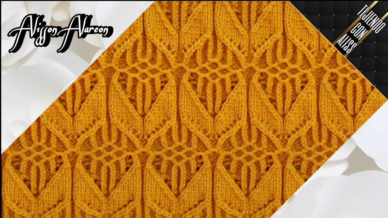 #737 - TEJIDO A DOS AGUJAS / knitting patterns / Alisson . A