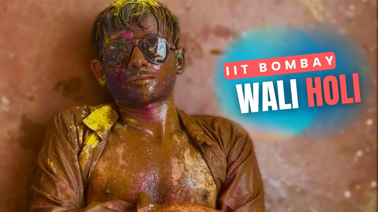 IIT Bombay Wali Holi 💀| Full Vlog #iitbombay #holi
