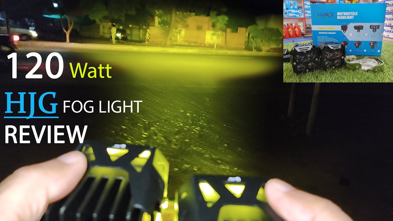 Unboxing the HJG 120w Quad Fish eye Headlight | Product Review |@autopointpk  اردو / हिंदी