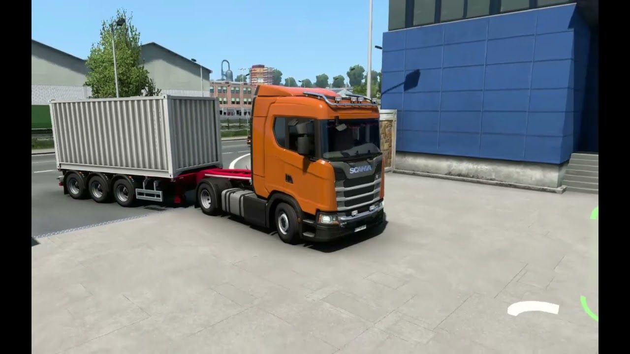 The first transportation on a new truck  ETS2 Simulator