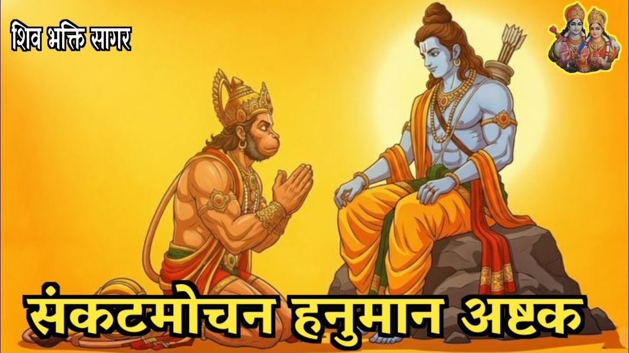 Shri Hanuman Ashtak Powerful Hanuman Bhajan | Strength&Protectionहनुमान अष्टक | Hanuman Stotra for