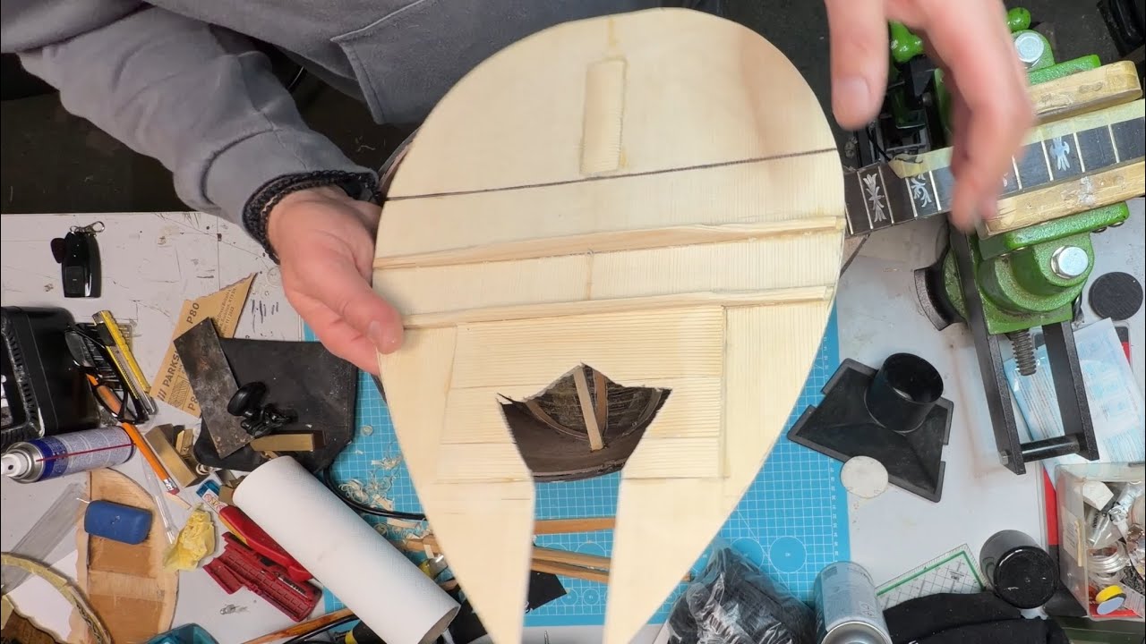 ΕΠΙΔΙΟΡΘΩΣΗ ΜΠΟΥΖΟΥΚΙΟΥ 50 ΕΤΩΝ Nr. 9 - Repairing a 50 year old bouzouki - No.9