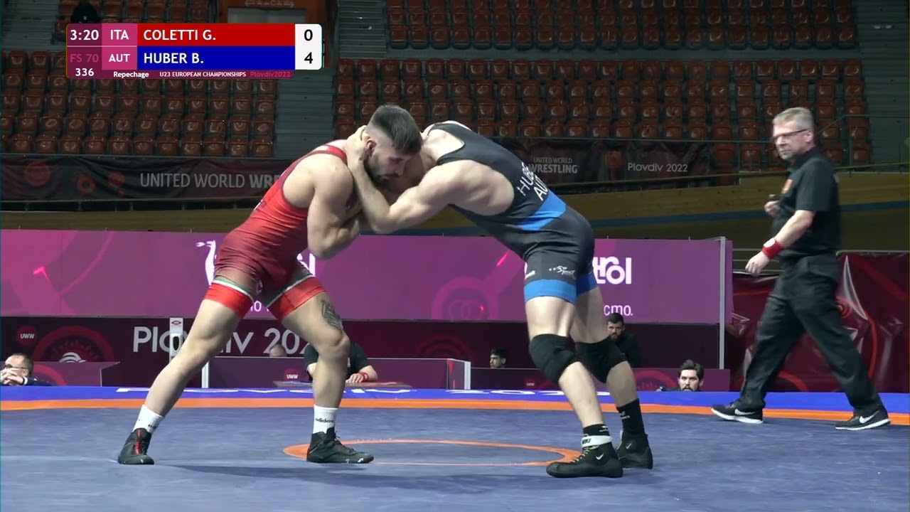 Repechage FS - 70 kg: G. COLETTI (ITA) v. B. HUBER (AUT)
