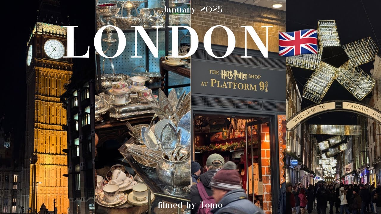 【ロンドンVlog】ロンドンは歩くだけで楽しい🇬🇧！3泊4日でおすすめ観光スポットをご紹介🐝大英博物館 | ハリー・ポッター聖地巡り | コッツウォルズ1日ツアー