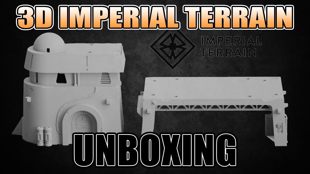 3D Printed Imperial Terrain For Star Wars Legion REVIEW