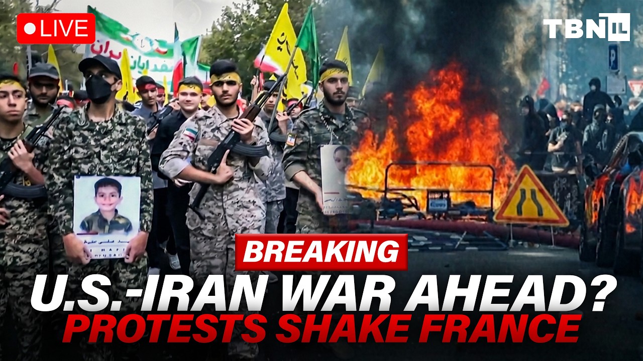 🔴LIVE: U.S.-Iran Tensions EXPLODE; Nuke Talks Stall; France Protests Turn VIOLENT | TBN Israel