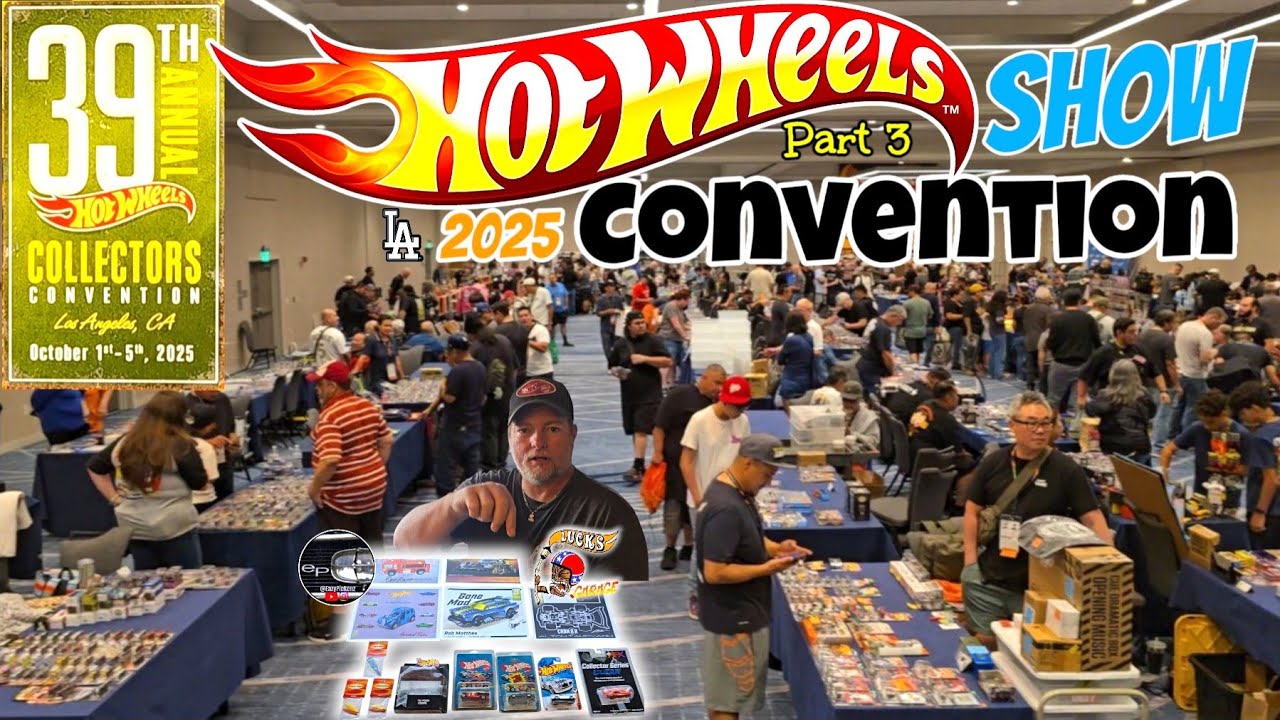 Hot Wheels Convention 2025, Лос-Анджелес, Калифорния, часть 3 | Крупнейшая в воскресенье выставка...