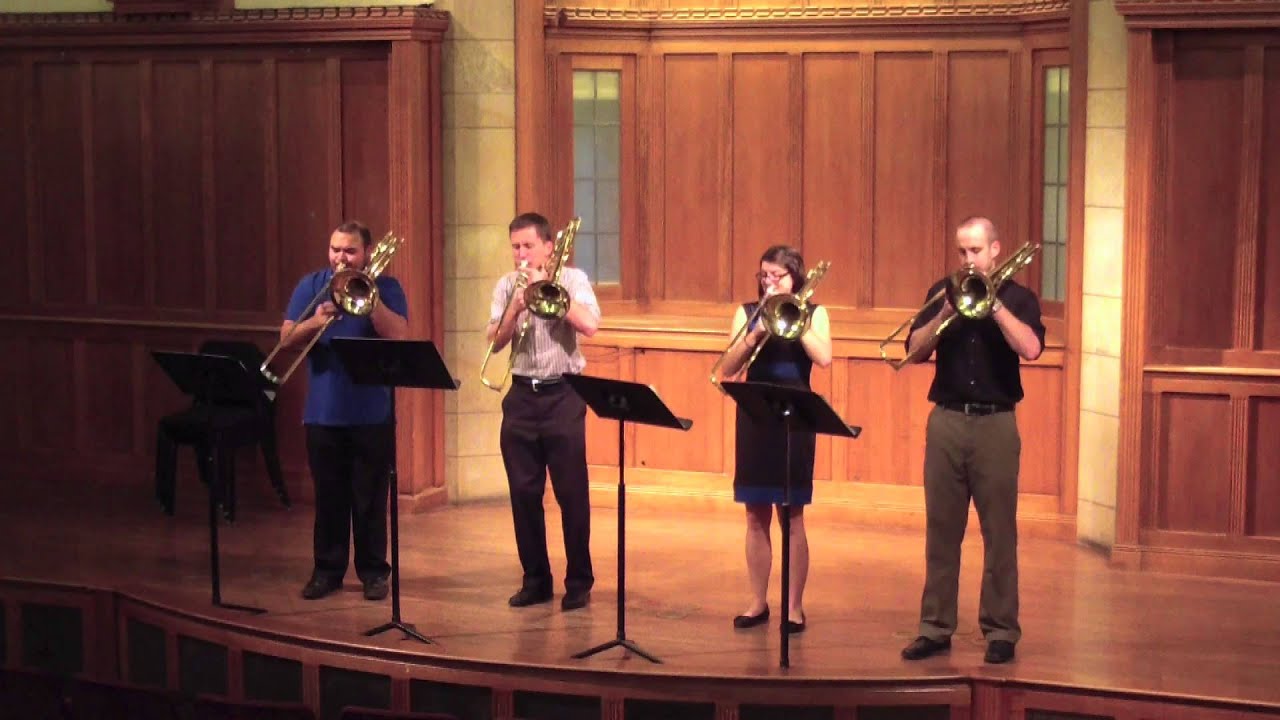 Three Pieces for Trombone Quartet - I