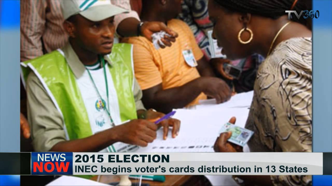 INEC begins voter&rsquo;s cards distribution in 13 States