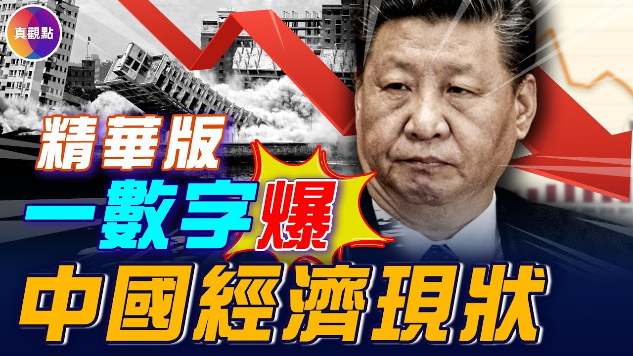 中國深陷螺旋通縮陷井！官方經濟數據爆一重大危機！#真飛 #真觀點