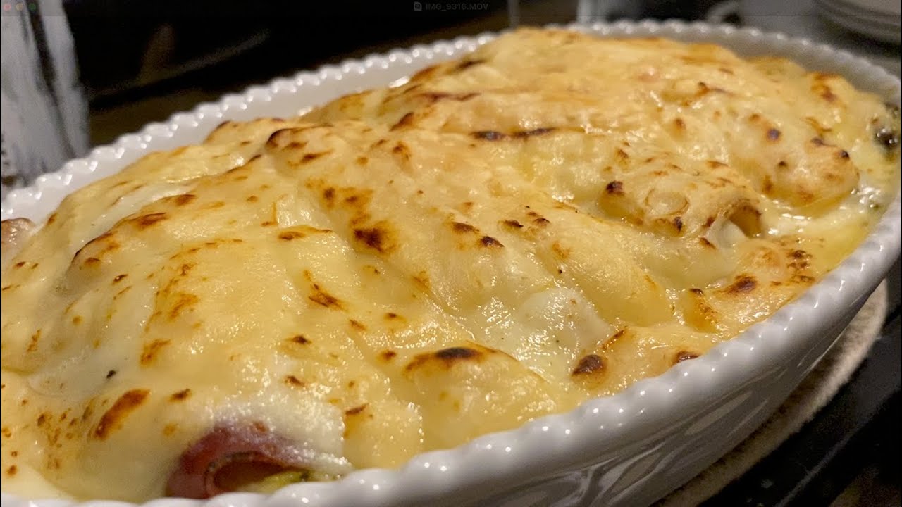 Gratine D'endives : Classic French cuisine at home [Make it if you enjoy bitter taste]
