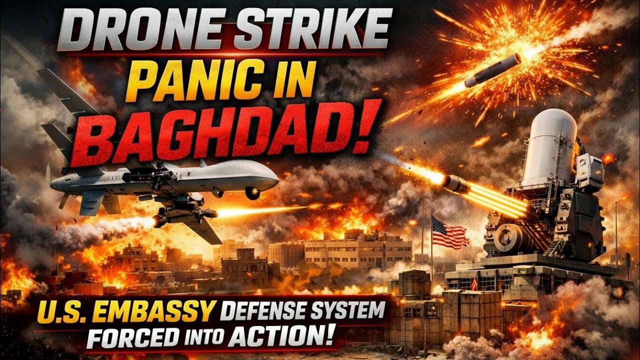 Drone Strike Panic in Baghdad — U.S. Embassy Defense System Forced Into Action