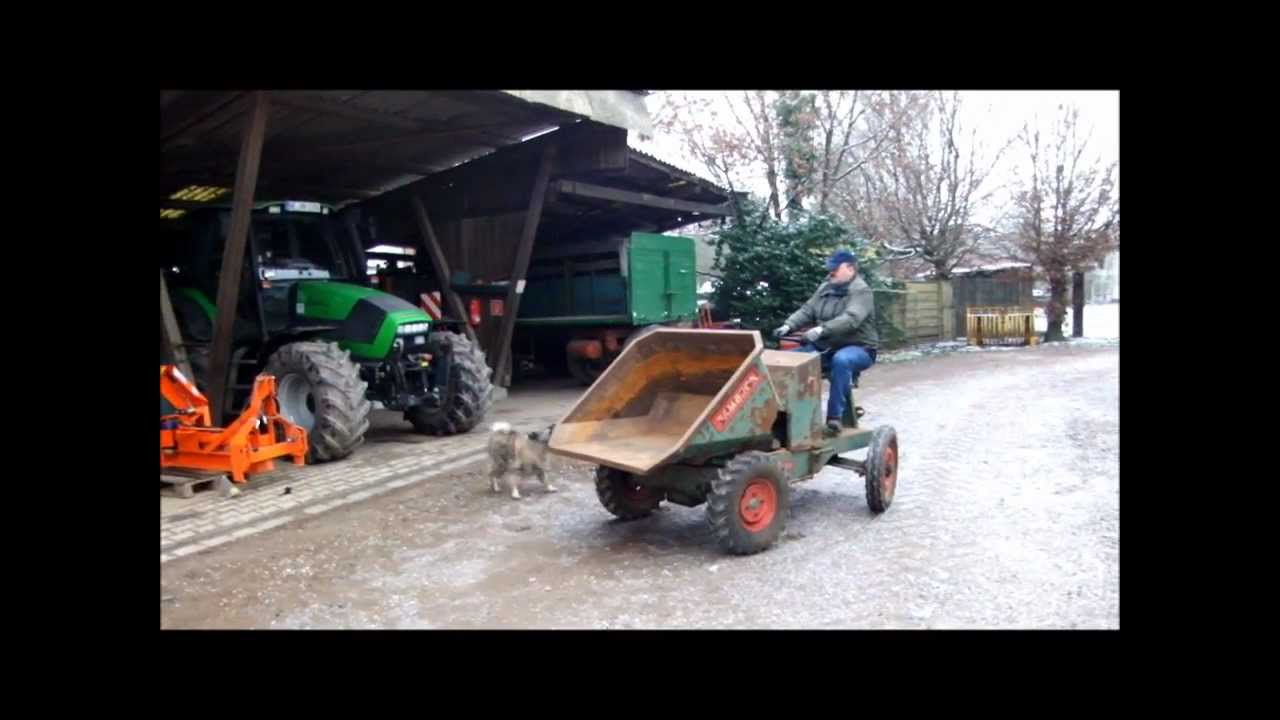 SAMBRON Dumper Probefahrt - Oldtimer Baumaschine