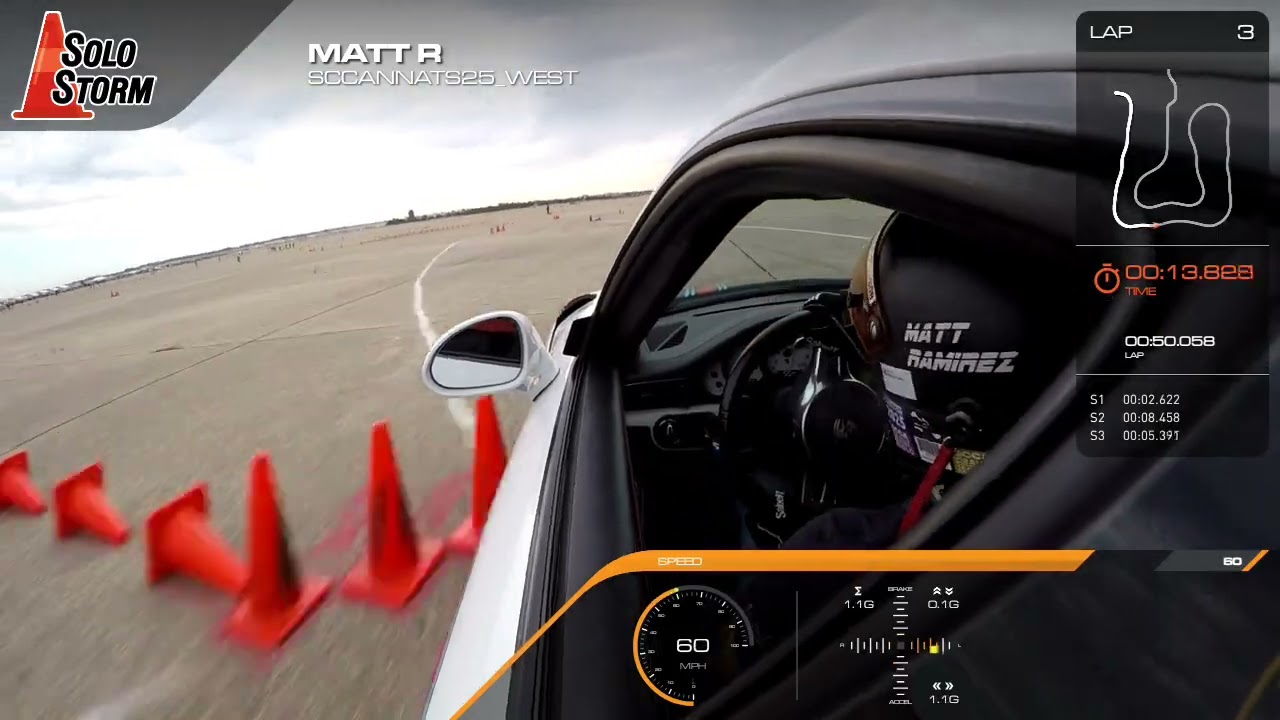 SCCA SOLO NATIONALS 2025 West - 991.1 GT3 - Matt R