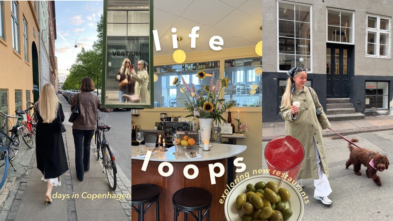 Copenhagen vlog / exploring new places, catching up w friends, kale Ceasar salad recipe & chats