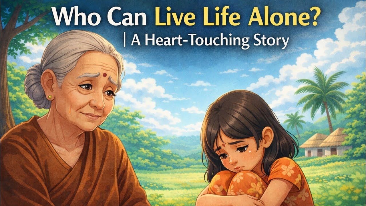 Who can live life alone.motivational english story for learning 