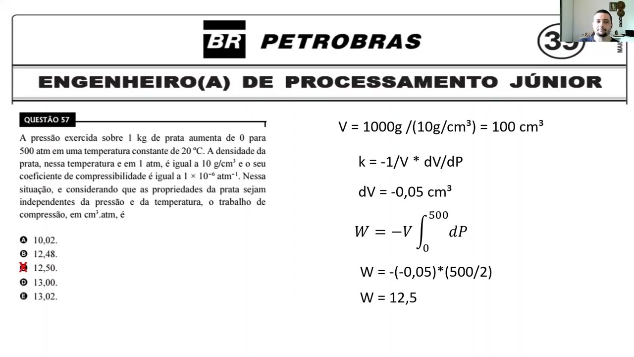 Prova Engenheiro de Processamento Petrobras 2008   CESPE   Questões 50 a 60