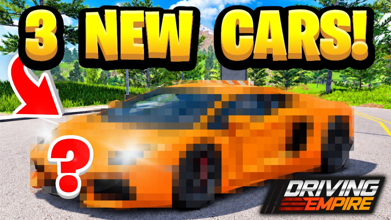 В Driving Empire добавят 3 НОВЫЕ МАШИНЫ!