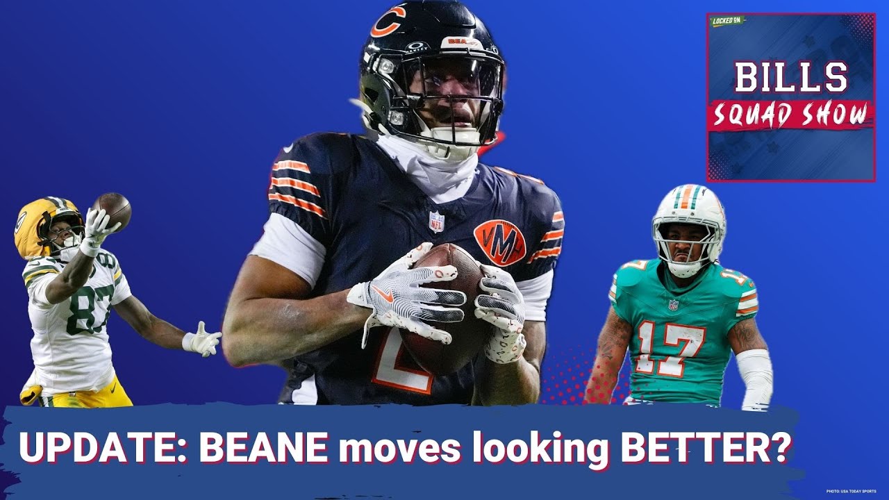 BILLS SQUAD SHOW: Is DJ Moore trade aging well?  Van Demark decision coming; AJ out