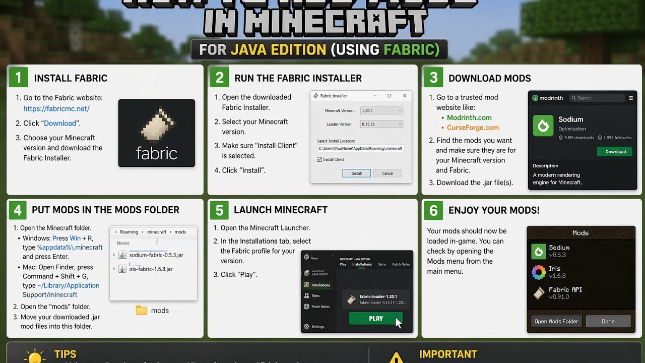 How to put mod on Minecraft