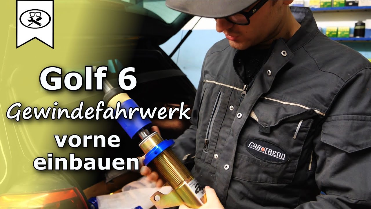 VW Golf 6 Vorne Tieferlegen | lowering suspension | Vitjawolf | Tutorial | HD
