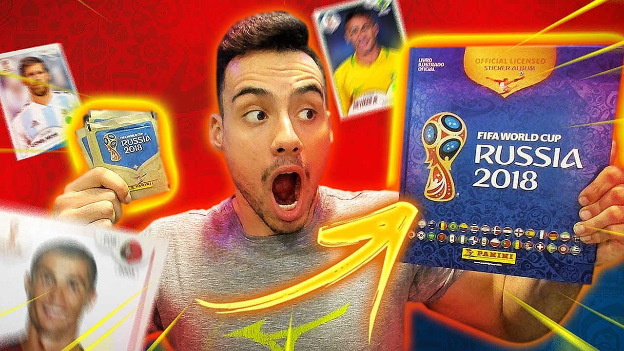 JA TIREI O MESSI E O RONALDO!?? - ÁLBUM DA COPA DO MUNDO 2018! 😱🔥