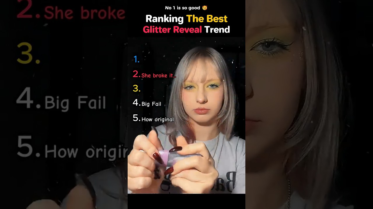 Ranking The BEST Glitter Reveal Trend ✨