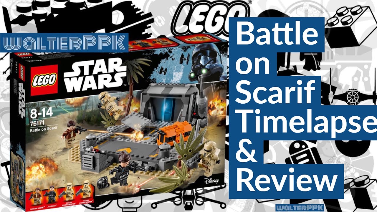 LEGO Star Wars 75171 - Battle on Scarif Timelapse & Review