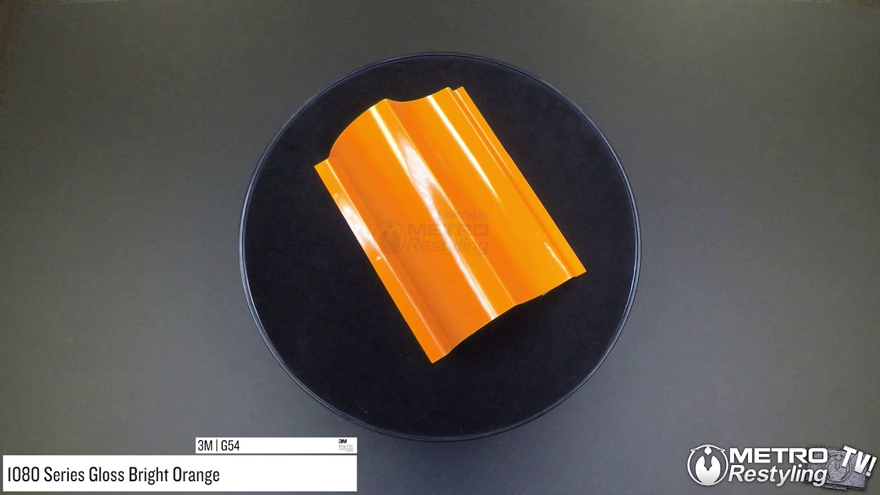 3M 1080 Gloss Bright Orange G54 Vinyl Wrap Car Wrapping Film