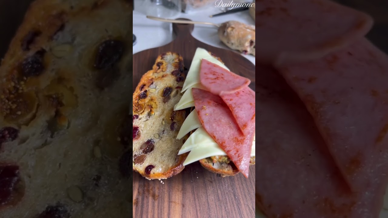 ASMR | Sandwich Recipe | Tomato Ham Cheese | Cooking | Food #shorts #sandwichrecipe #sandwichrecipes