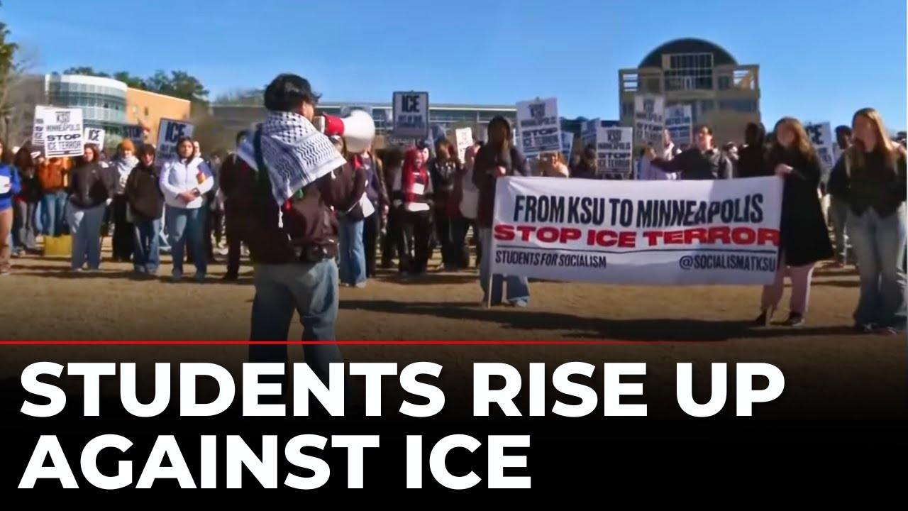 Anti-ICE Protests LIVE: Students Stage Walkout Against ICE Operations in Atlanta | US Immigration