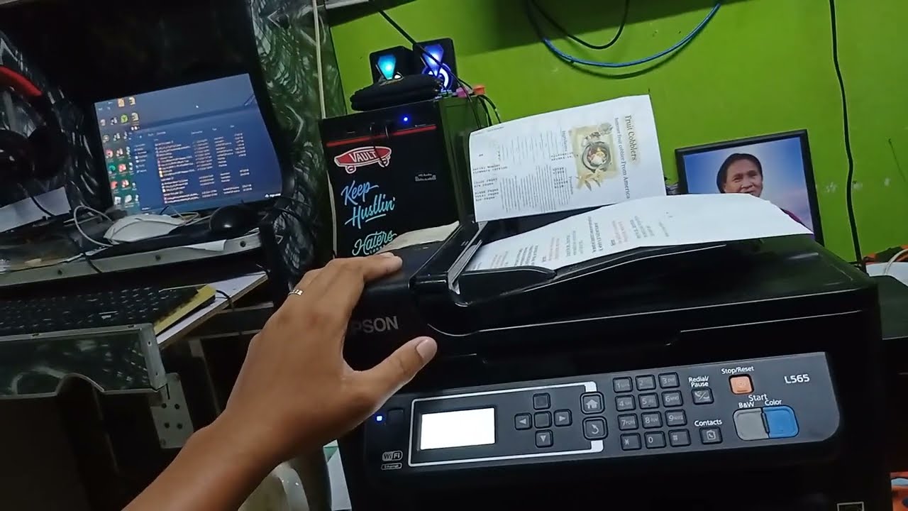 Epson L565 Reset lang pala ! ayaw mag print